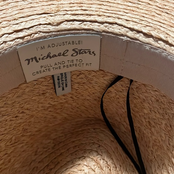 Michael Stars Pom Pompeii Wide Brim Adjustable Hat - Picture 7 of 7